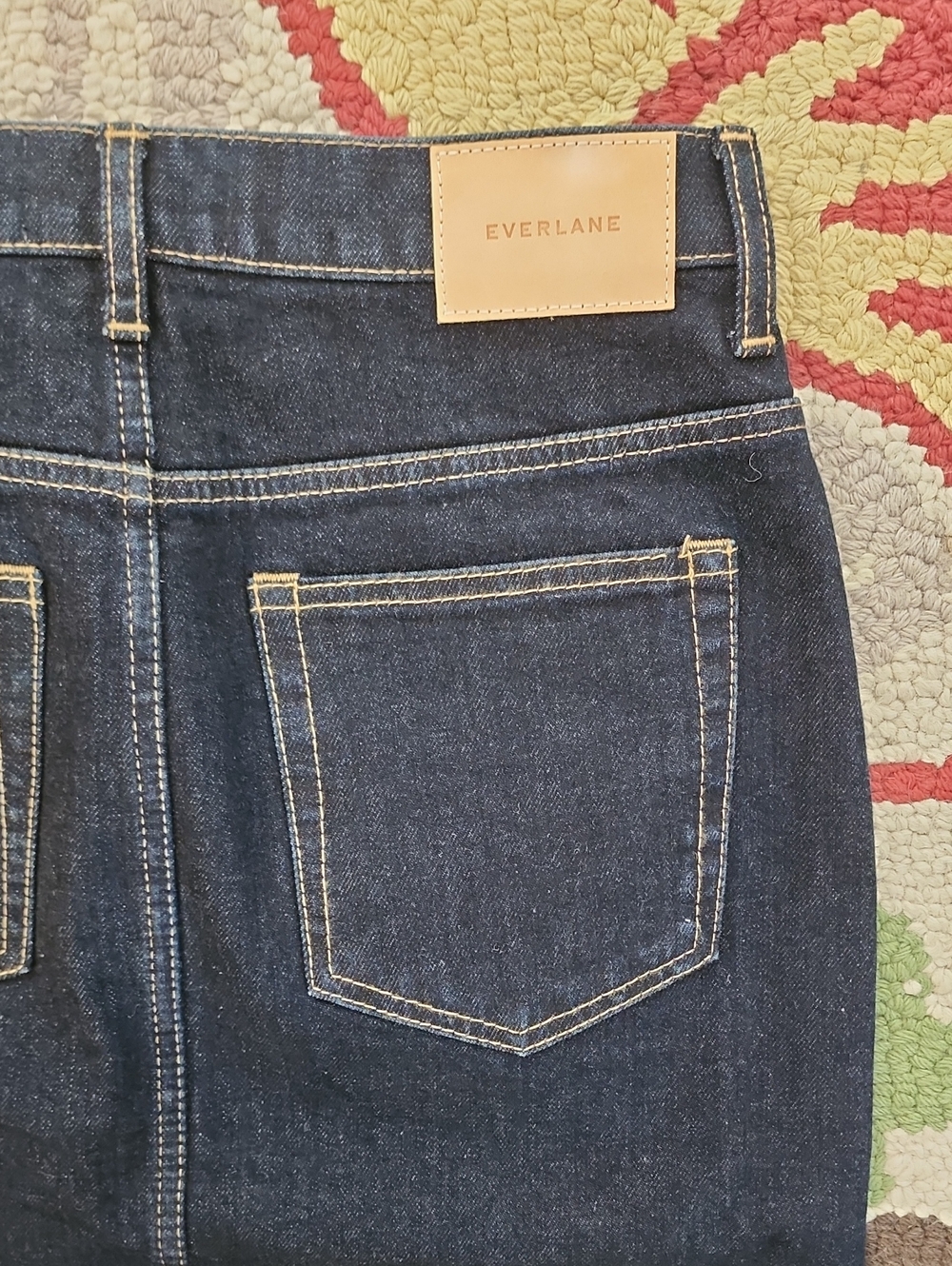 Everlane Denim Skirt Nwot - Picture 5 of 5